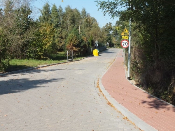 Przebudowa drogi gminnej w Skoczowie - II etap